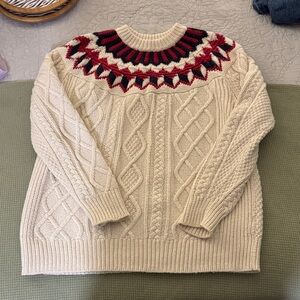 J. Crew Cable Knit Sweater